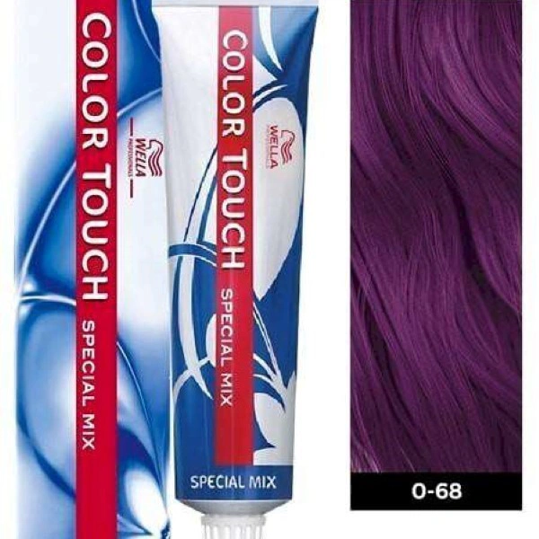Wella Color Touch Hajszínező - 0/68 60ml Violet Blue képe 1